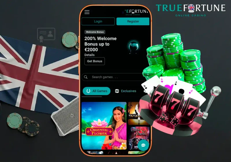 True Fortune Casino Mobile Gaming Interface
